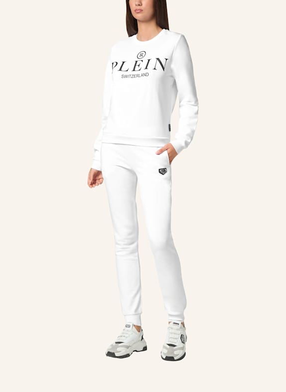 PHILIPP PLEIN Sweatshirt ICONIC PLEIN WEISS