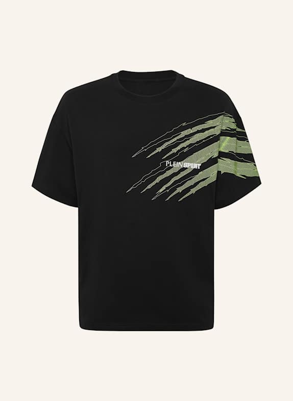 PLEIN SPORT PLEIN SPORT T-Shirt Rundhalsausschnitt Ss SCRATCH SCHWARZ