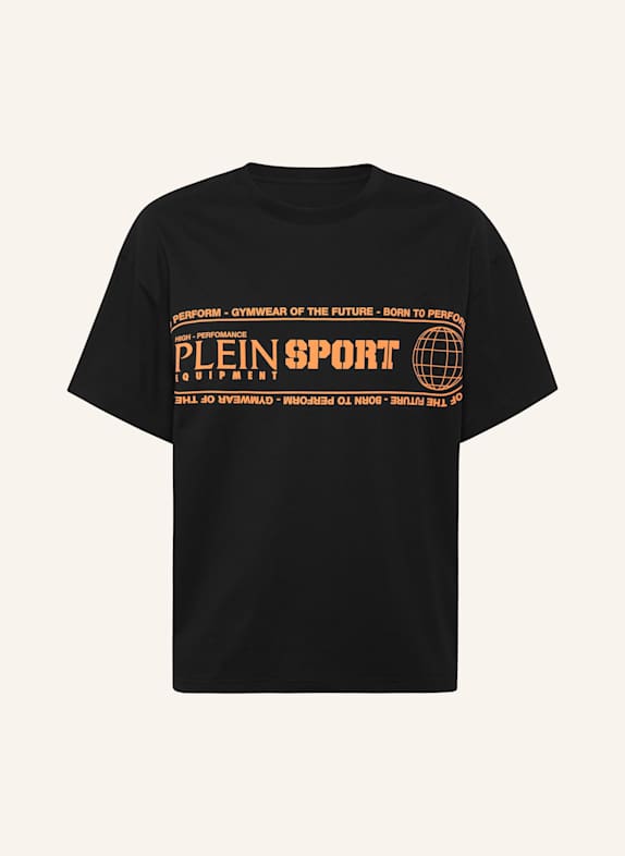 PLEIN SPORT PLEIN SPORT T-Shirt Rundhalsausschnitt Ss LOGO SCHWARZ