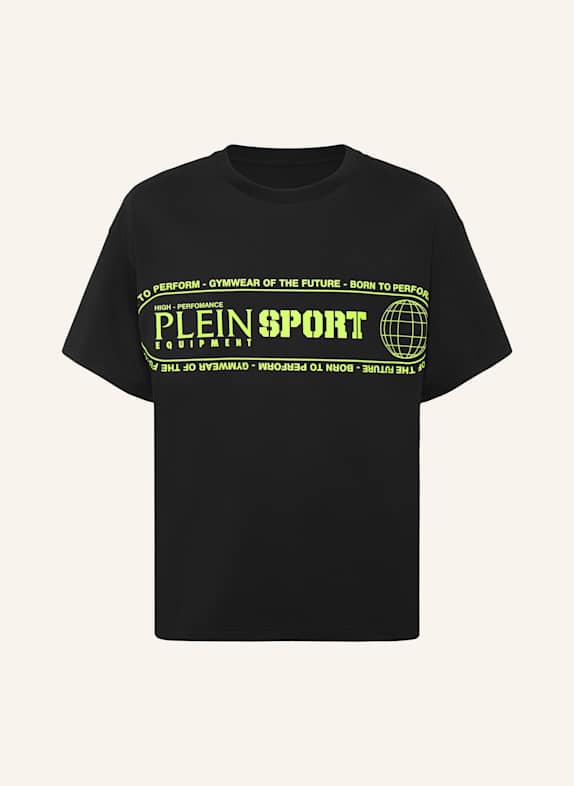 PLEIN SPORT PLEIN SPORT T-Shirt Rundhalsausschnitt Ss LOGO SCHWARZ