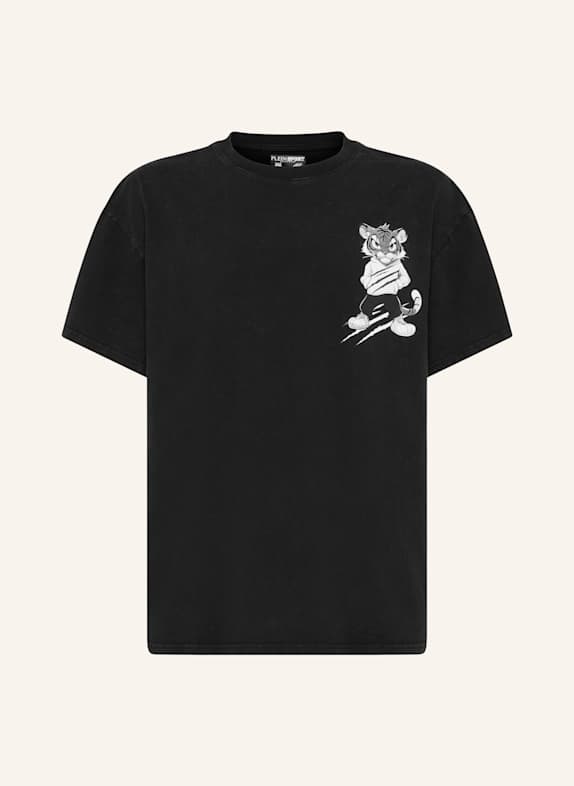 PLEIN SPORT PLEIN SPORT T-Shirt Rundhalsausschnitt Ss TIGER SCHWARZ