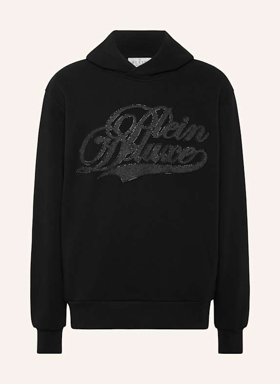 PHILIPP PLEIN Kapuzen-Sweatshirt SCHWARZ