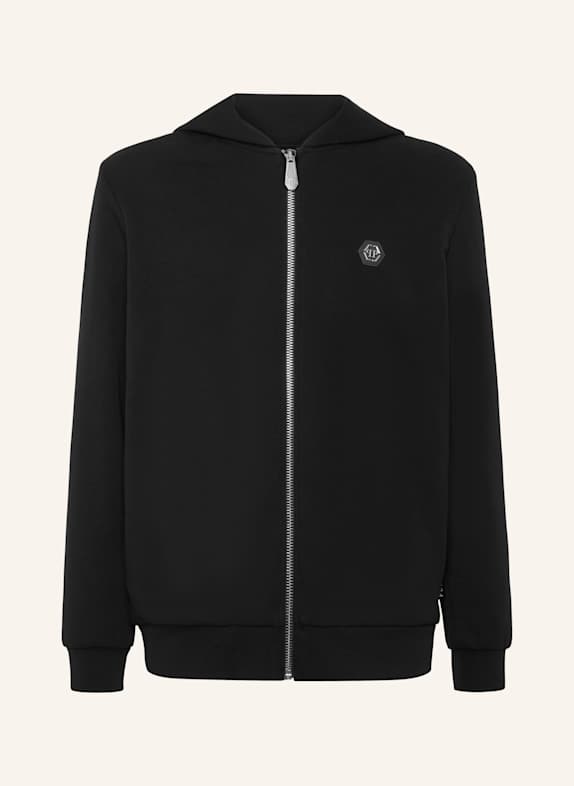 PHILIPP PLEIN Kapuzen-Sweatjacket SKULL SCHWARZ