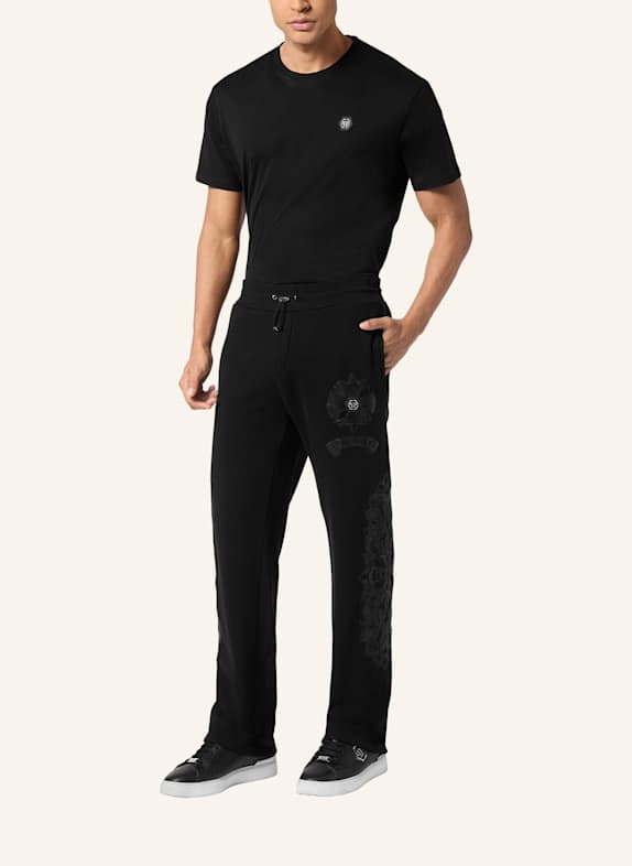 PHILIPP PLEIN Jogginghose CHROME SCHWARZ