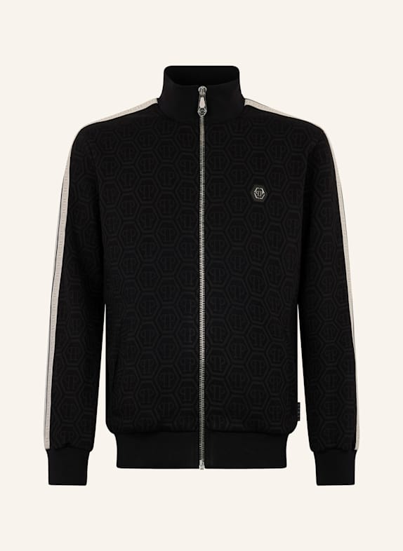 PHILIPP PLEIN PHILIPP PLEIN Tracksuit Jacket Monogram Monogram SCHWARZ
