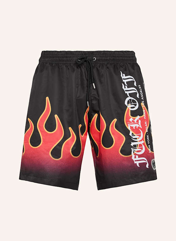 PHILIPP PLEIN PHILIPP PLEIN Badehose FLAME SCHWARZ