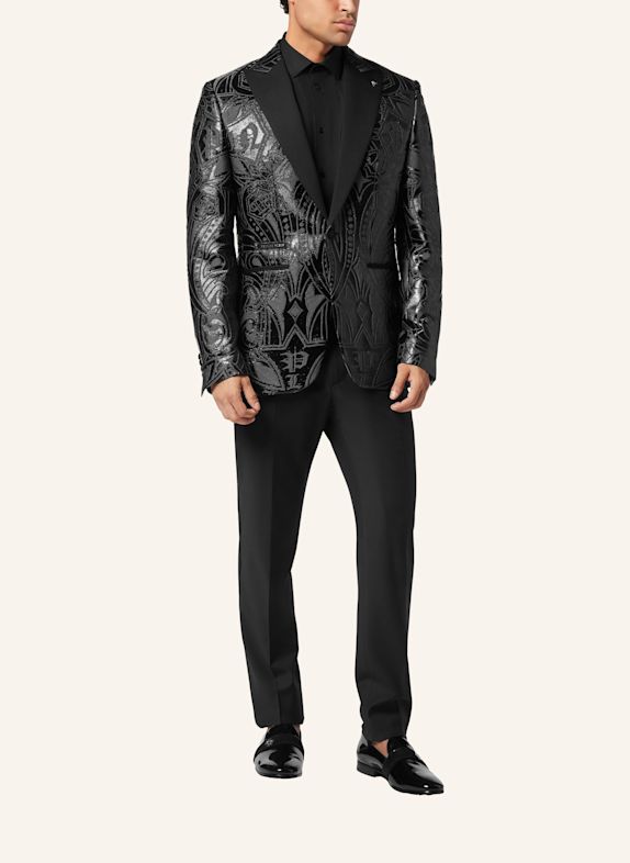PHILIPP PLEIN Blazer im Lord Fit GOTHIC PLEIN SCHWARZ