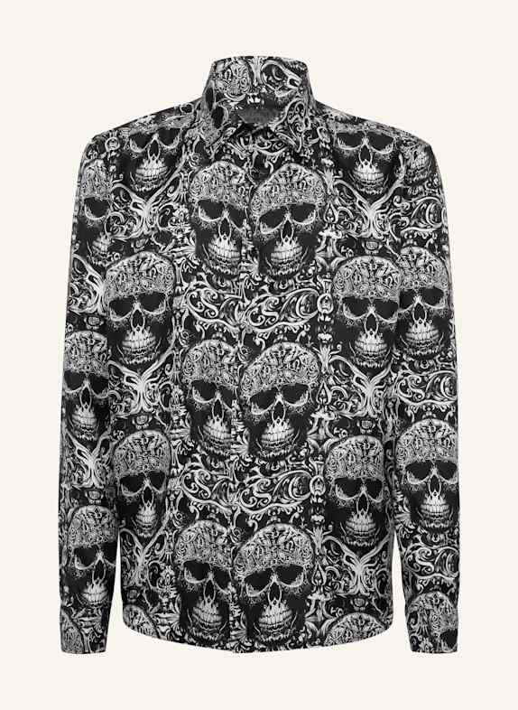 PHILIPP PLEIN Hemd SKULL SCHWARZ