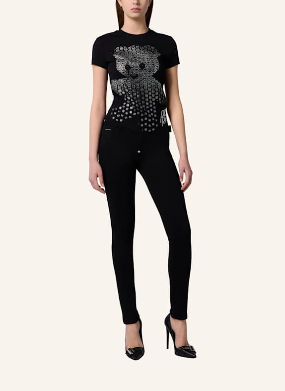 PHILIPP PLEIN T-Shirt Sexy Pure TEDDY SCHWARZ