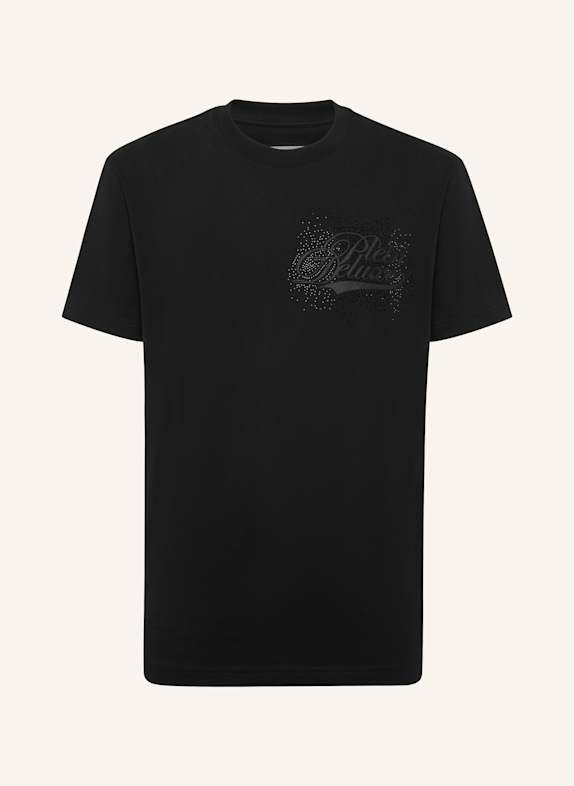 PHILIPP PLEIN T-Shirt Rundhalsausschnitt Ss SCHWARZ