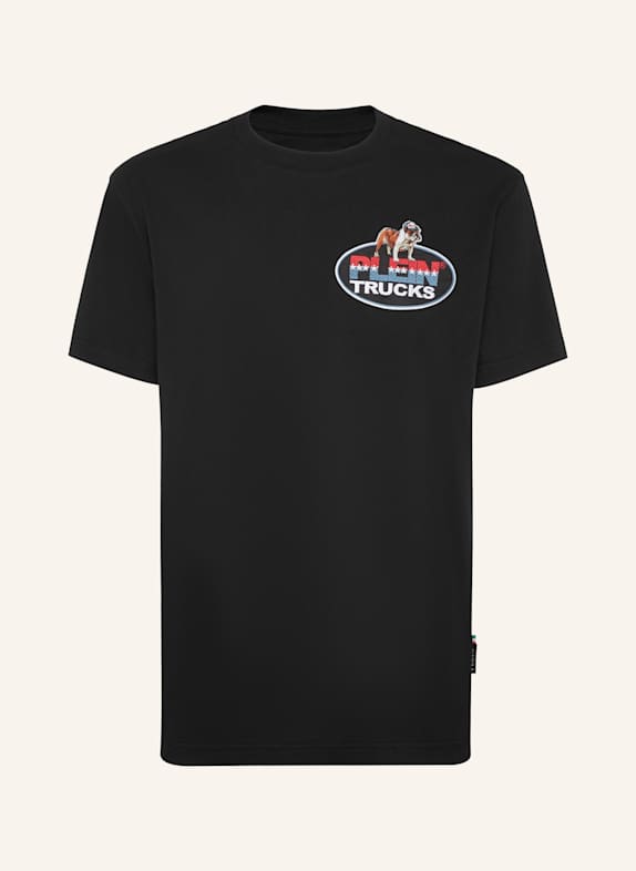 PHILIPP PLEIN T-Shirt Rundhalsausschnitt Ss SCHWARZ