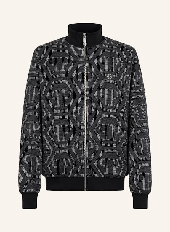 PHILIPP PLEIN PHILIPP PLEIN Jacquard Tracksuit Jacket Monogram SCHWARZ