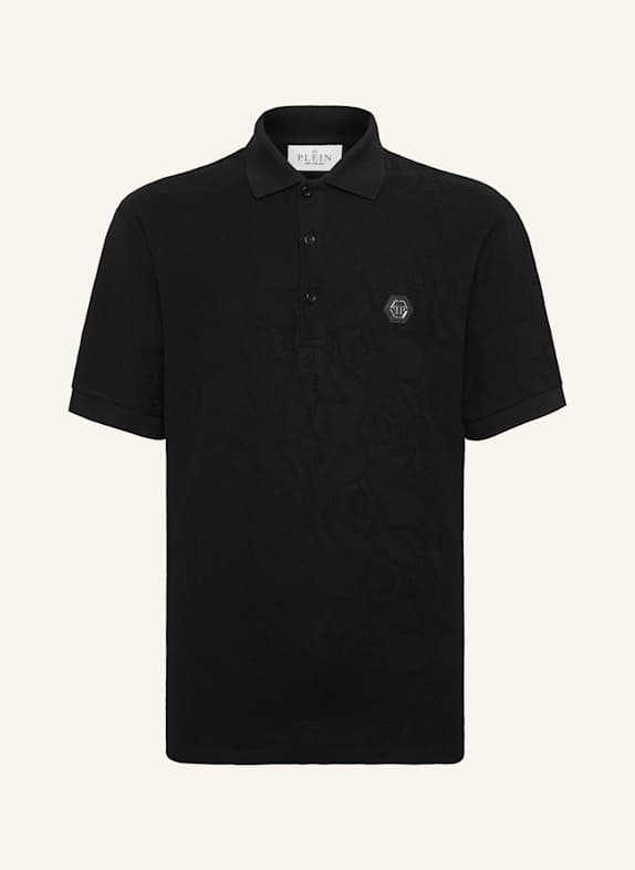 PHILIPP PLEIN Poloshirt Ss CREST SCHWARZ
