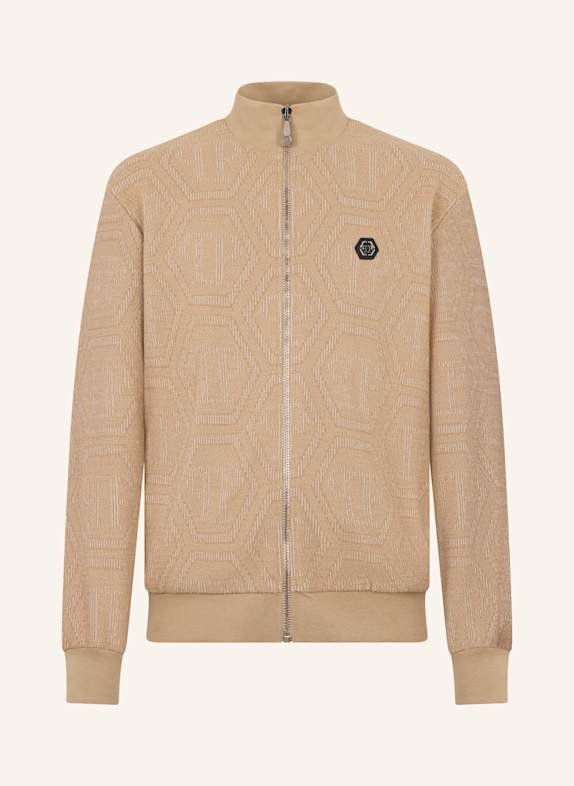 PHILIPP PLEIN PHILIPP PLEIN Jacquard Tracksuit Jacket Monogram BEIGE