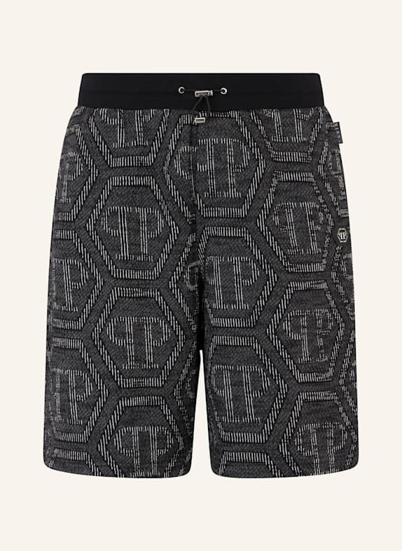 PHILIPP PLEIN PHILIPP PLEIN Jacquard Shorts Monogram SCHWARZ