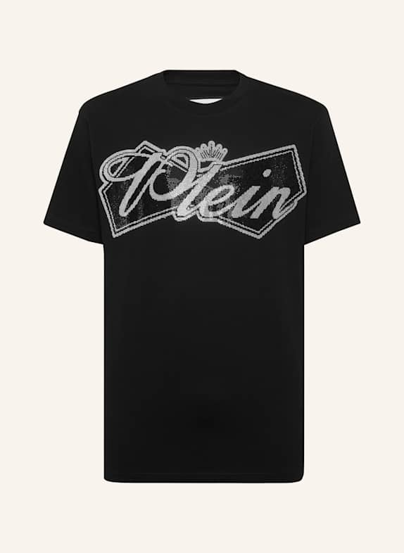 PHILIPP PLEIN T-Shirt Rundhalsausschnitt Ss SCHWARZ