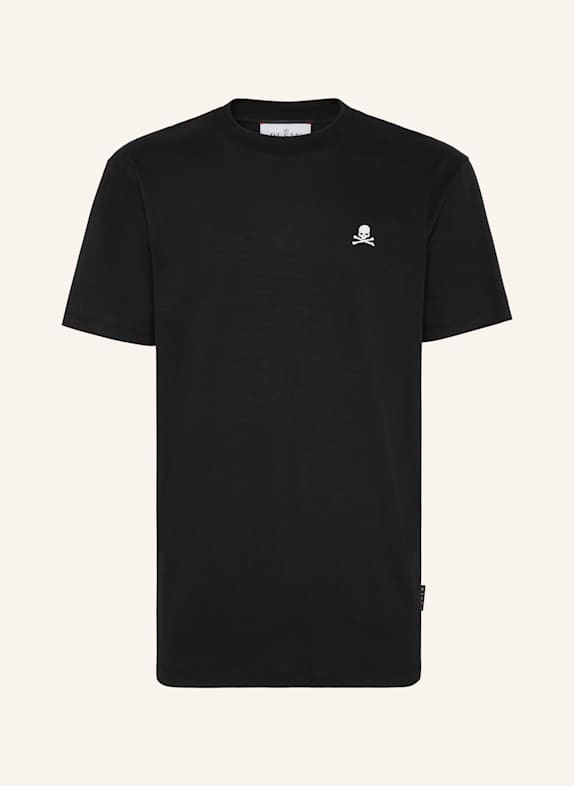 PHILIPP PLEIN T-Shirt Rundhalsausschnitt Ss SKULL SCHWARZ