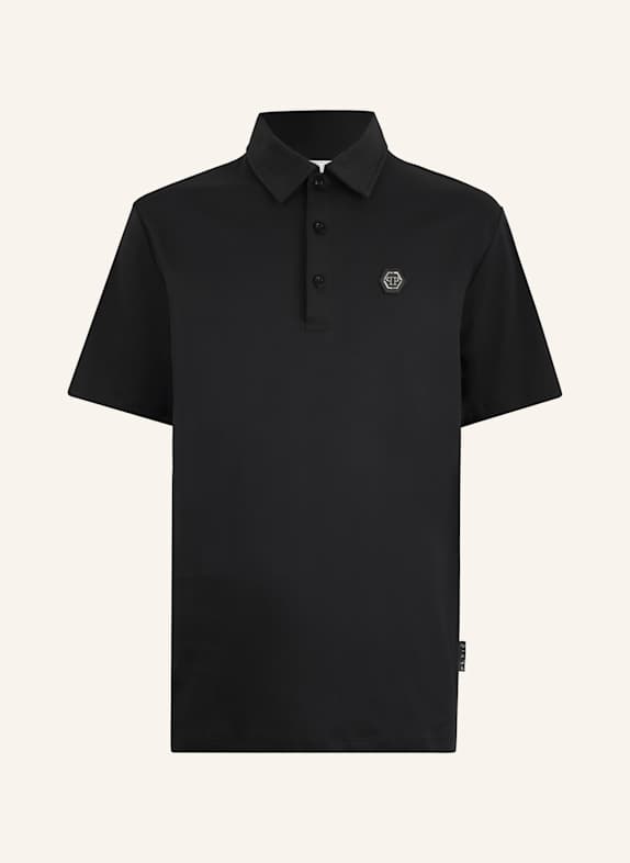 PHILIPP PLEIN Poloshirt Ss HEXAGON SCHWARZ