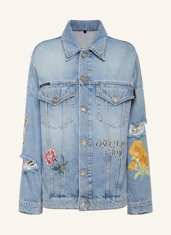 PHILIPP PLEIN Denim-Jacke BLAU