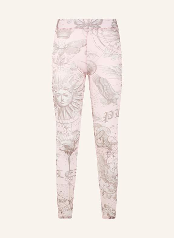 PHILIPP PLEIN PHILIPP PLEIN Tulle Leggings Butterfly Tattoo ROSA