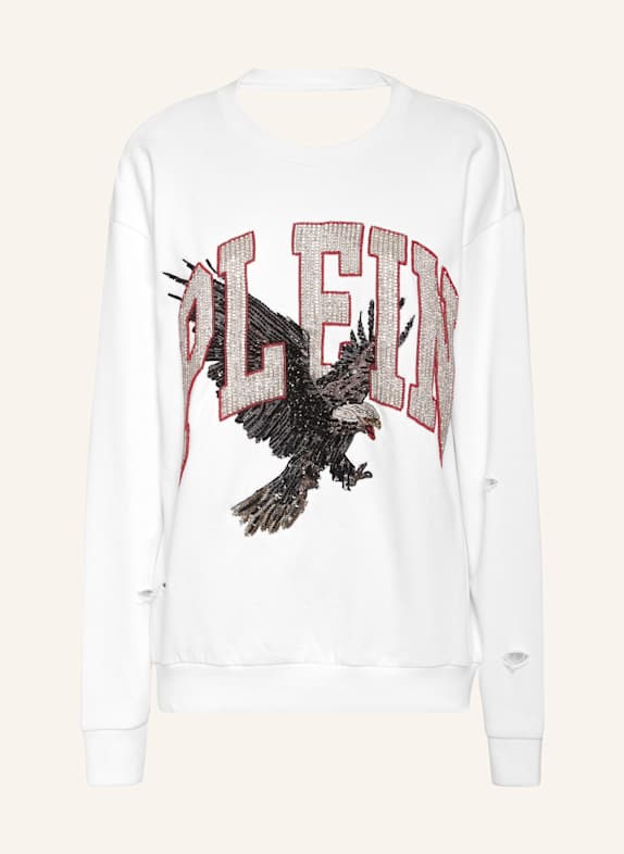 PHILIPP PLEIN Sweatshirt Ls EAGLE WEISS