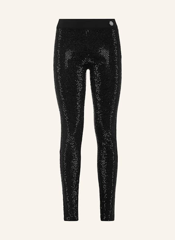 PHILIPP PLEIN Jogging-Leggings SCHWARZ