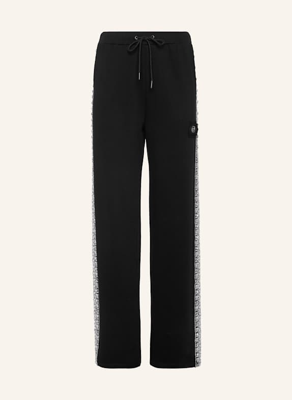 PHILIPP PLEIN Jogginghosen CRYSTAL SCHWARZ