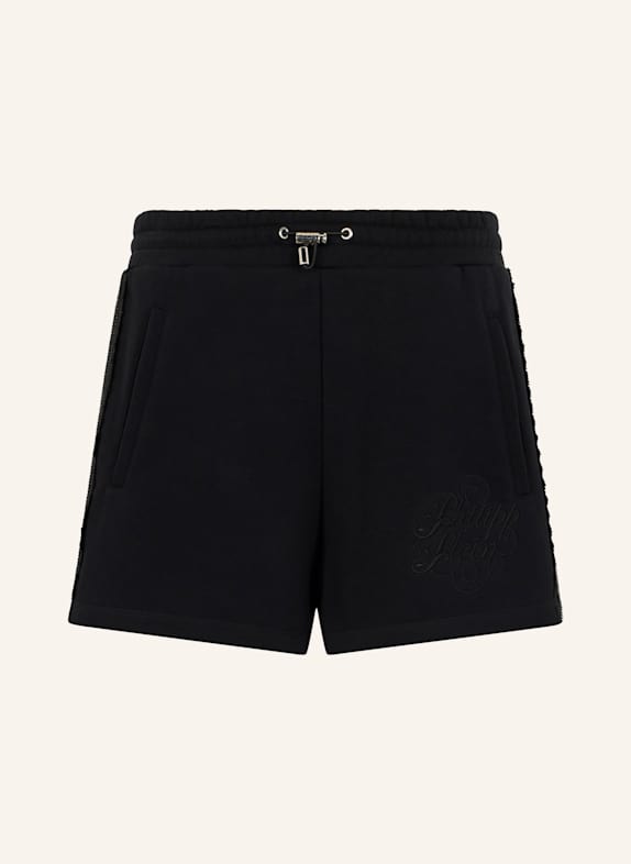 PHILIPP PLEIN PHILIPP PLEIN Shorts Strass Band SCHWARZ