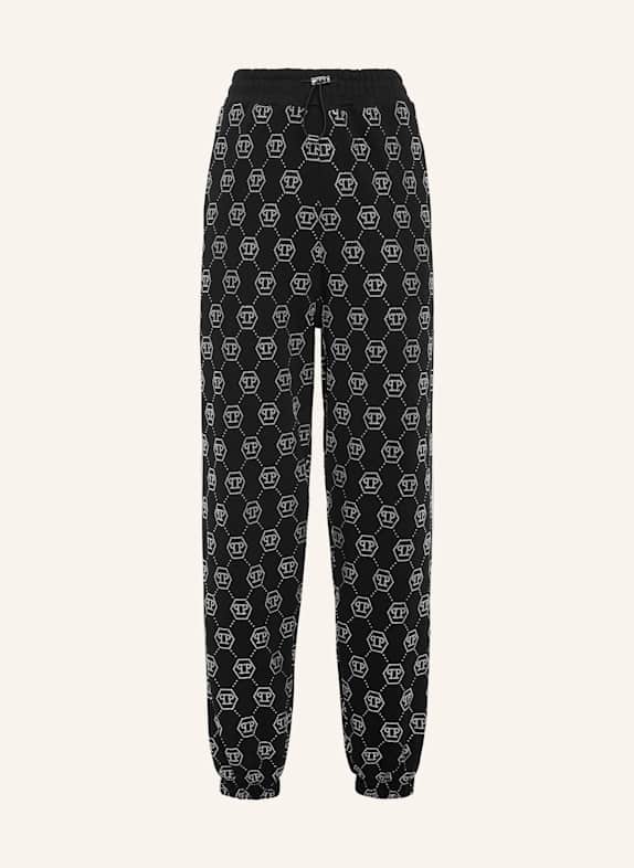PHILIPP PLEIN Jogginghosen MONOGRAM SCHWARZ
