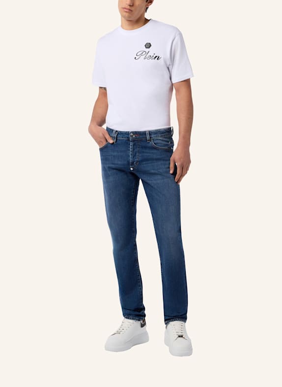 PHILIPP PLEIN Jeans mit geradem Schnitt BASIC DUNKELBLAU