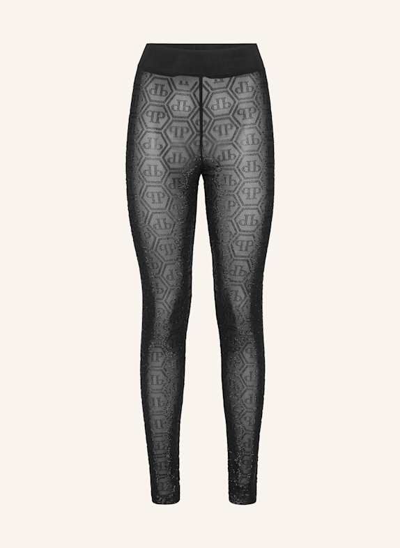 PHILIPP PLEIN PHILIPP PLEIN Leggings MONOGRAM SCHWARZ