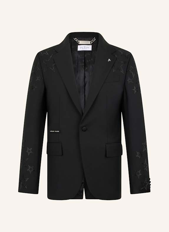 PHILIPP PLEIN PHILIPP PLEIN Blazer Gigolo Fit Stars Stones SCHWARZ