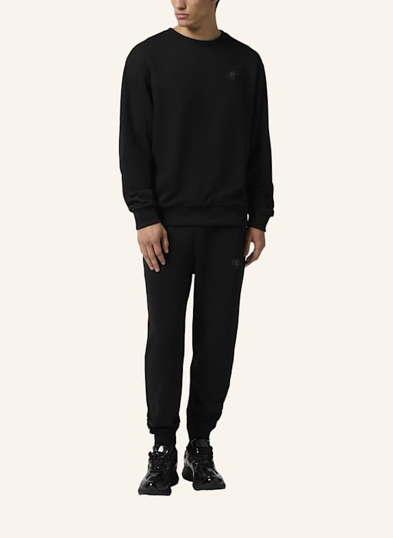 PLEIN SPORT Langarm-Sweatshirt TIGER SCHWARZ