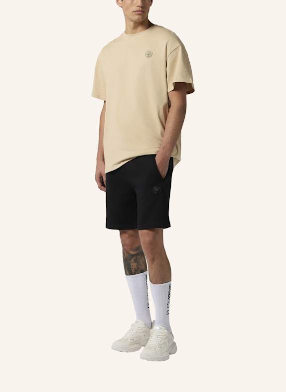 PLEIN SPORT Kurzarm-Rundhals-T-Shirt TIGER BEIGE