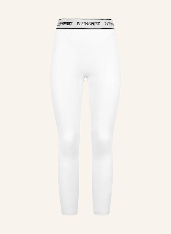 PLEIN SPORT PLEIN SPORT Fleece Jogging Leggings WEISS