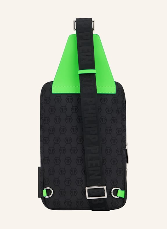 PHILIPP PLEIN Umhängetasche MONOGRAM SCHWARZ