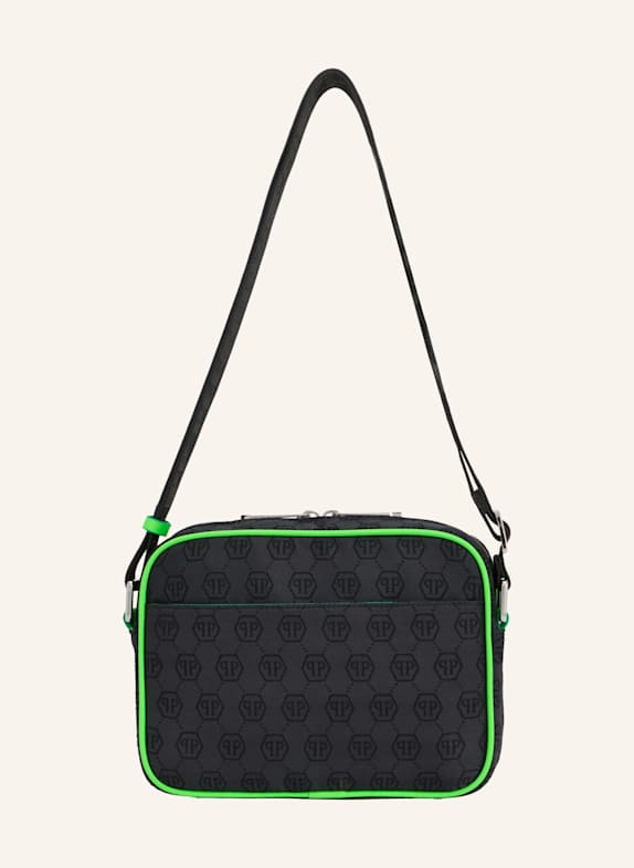 PHILIPP PLEIN Schultertasche MONOGRAM SCHWARZ