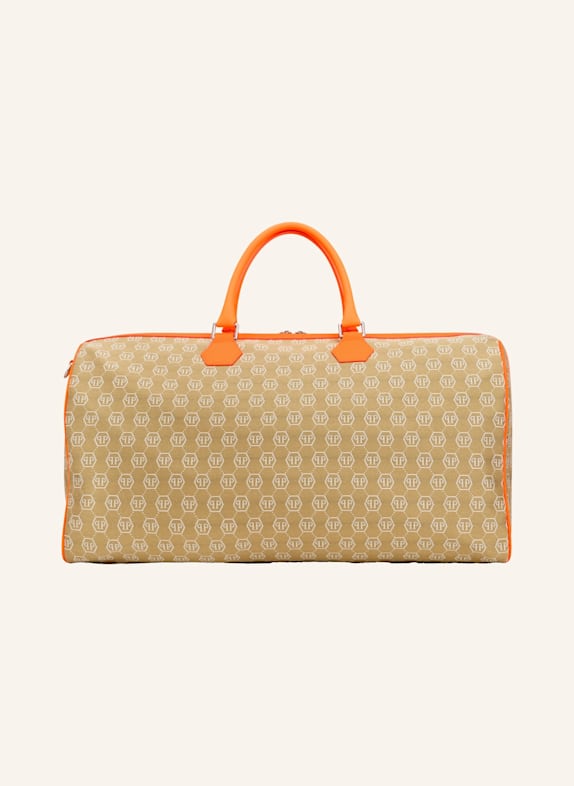 PHILIPP PLEIN Henkeltasche MONOGRAM BEIGE