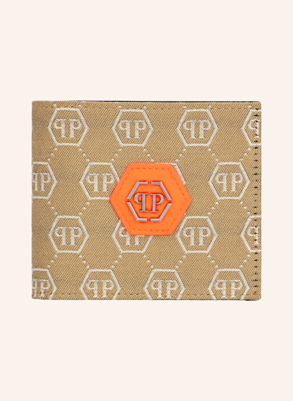 PHILIPP PLEIN PHILIPP PLEIN French Wallet Jacquard Monogram BEIGE