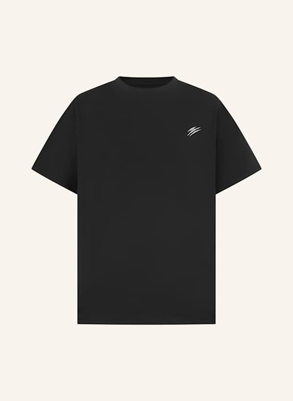 PLEIN SPORT PLEIN SPORT Round Neck T-Shirt Chrome Scratch SCHWARZ