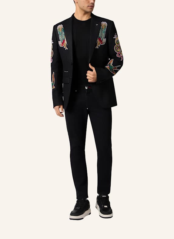 PHILIPP PLEIN Blazer im Gigolò Fit TATTOO SCHWARZ