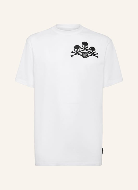 PHILIPP PLEIN T-Shirt SKULL WEISS