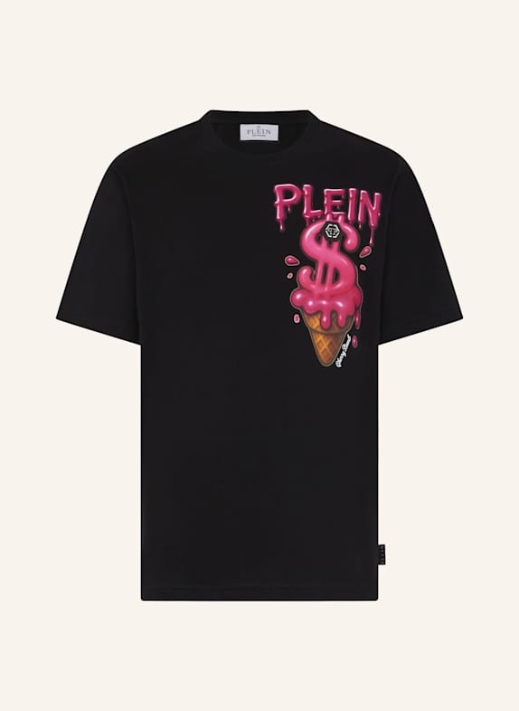 PHILIPP PLEIN T-Shirt Rundhalsausschnitt Ss SCHWARZ