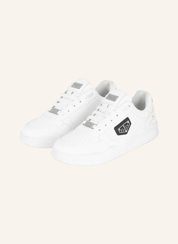 PHILIPP PLEIN Lo-Top Turnschuhe STREET WEISS