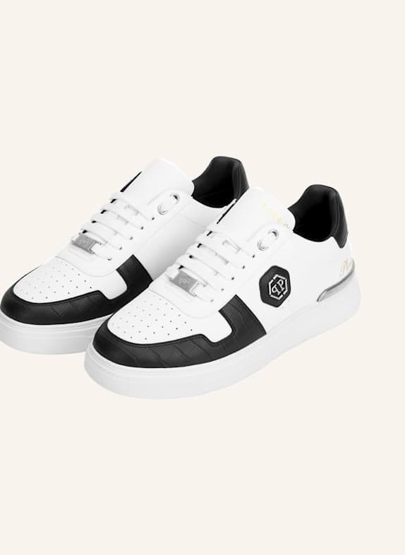 PHILIPP PLEIN Lo-Top Turnschuhe WEISS