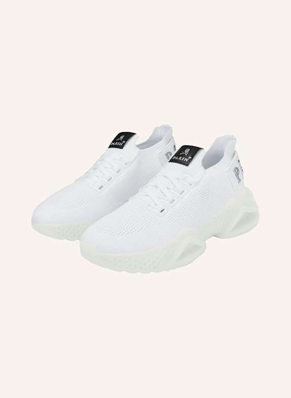 PHILIPP PLEIN Runner Sneaker ICONIC PLEIN WEISS