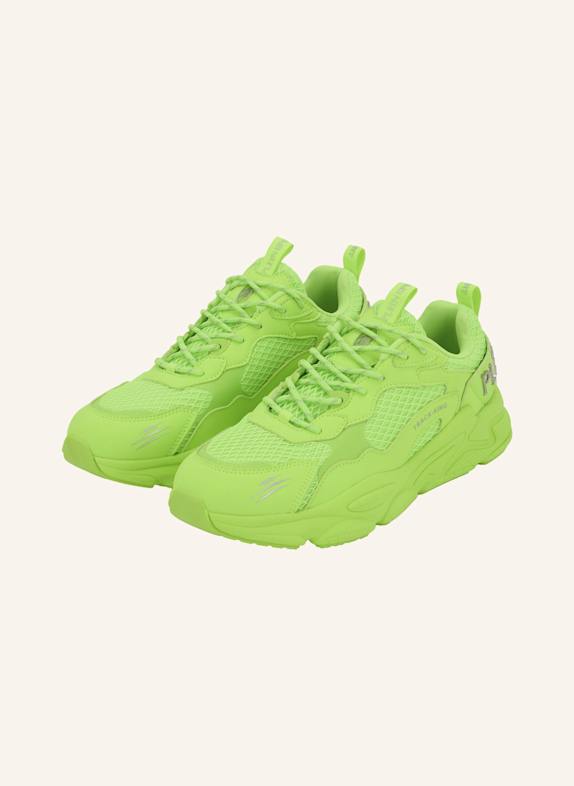 PLEIN SPORT Runner Sneaker TRACK KING GELB