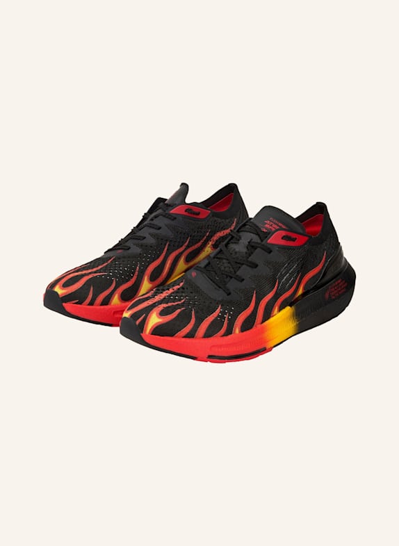 PLEIN SPORT Lo-Top Turnschuhe FLAME SCHWARZ