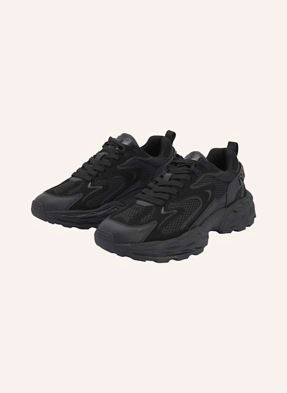 PLEIN SPORT Lo-Top Turnschuhe PULSE X SCHWARZ