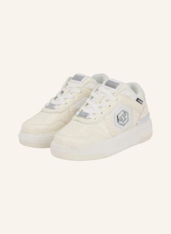 PHILIPP PLEIN Lo-Top Turnschuhe WEISS